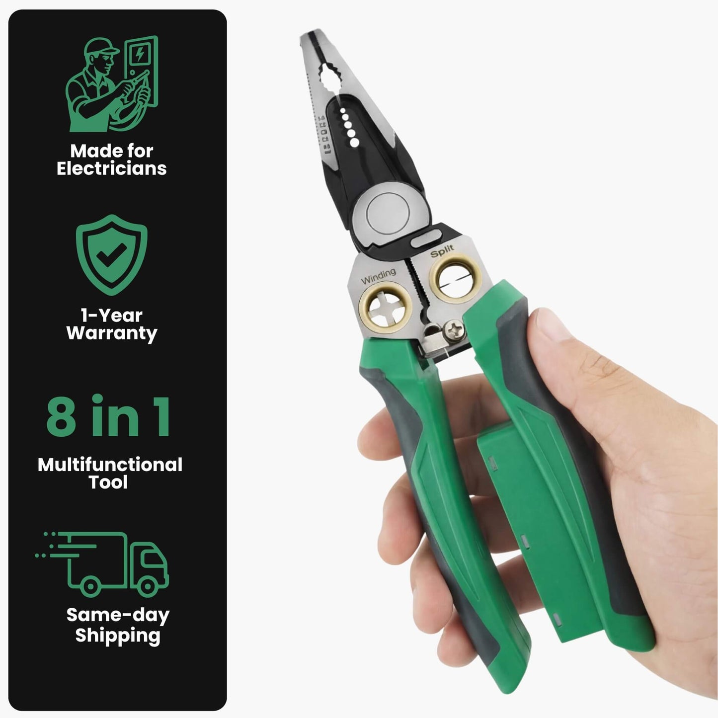 Rex® 8in1 Multifunctional Wire Strippers